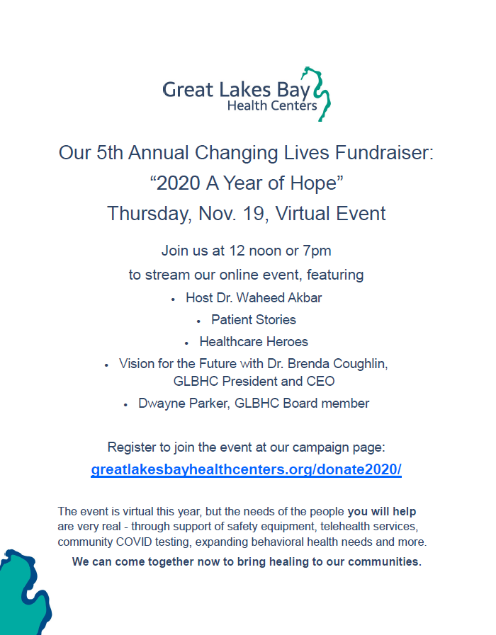 Fundraiser 2020: Changing Lives Invitation